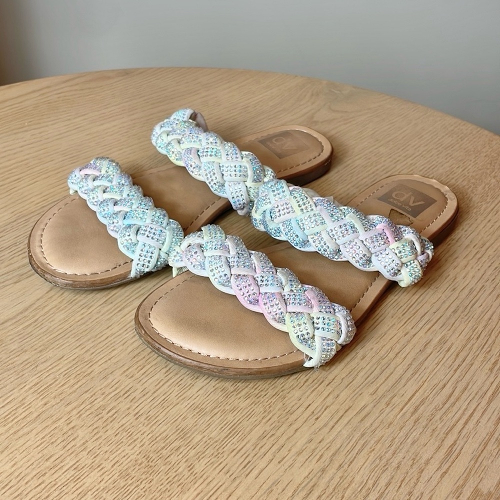 Girls’ Dolce Vita Rhinestone encrusted Sandals